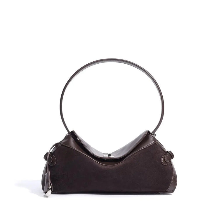 Autumn And Winter New Frosted Solid Color Tote