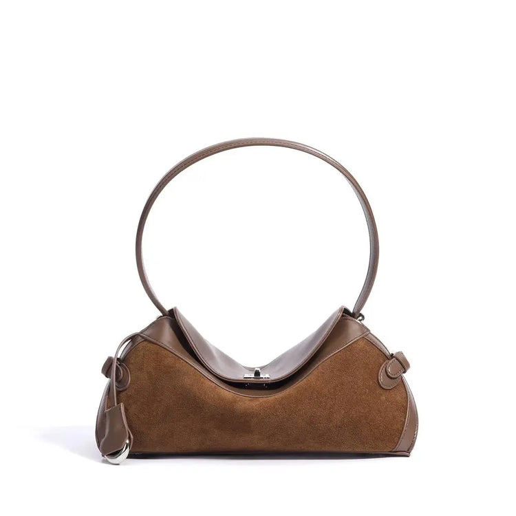 Autumn And Winter New Frosted Solid Color Tote