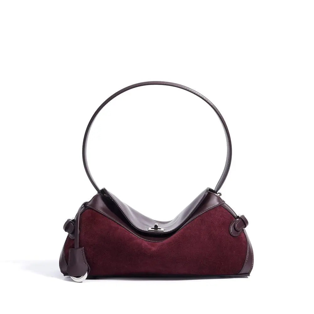 Autumn And Winter New Frosted Solid Color Tote