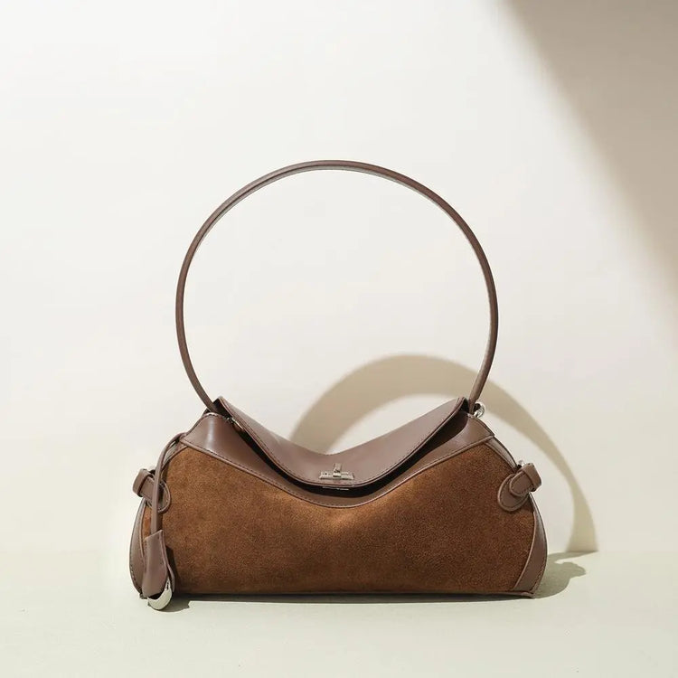 Autumn And Winter New Frosted Solid Color Tote