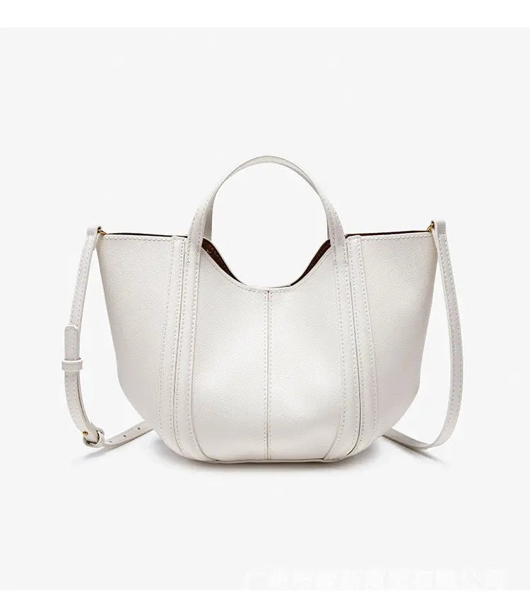 Bucket-textured Vegetable Tote Bag