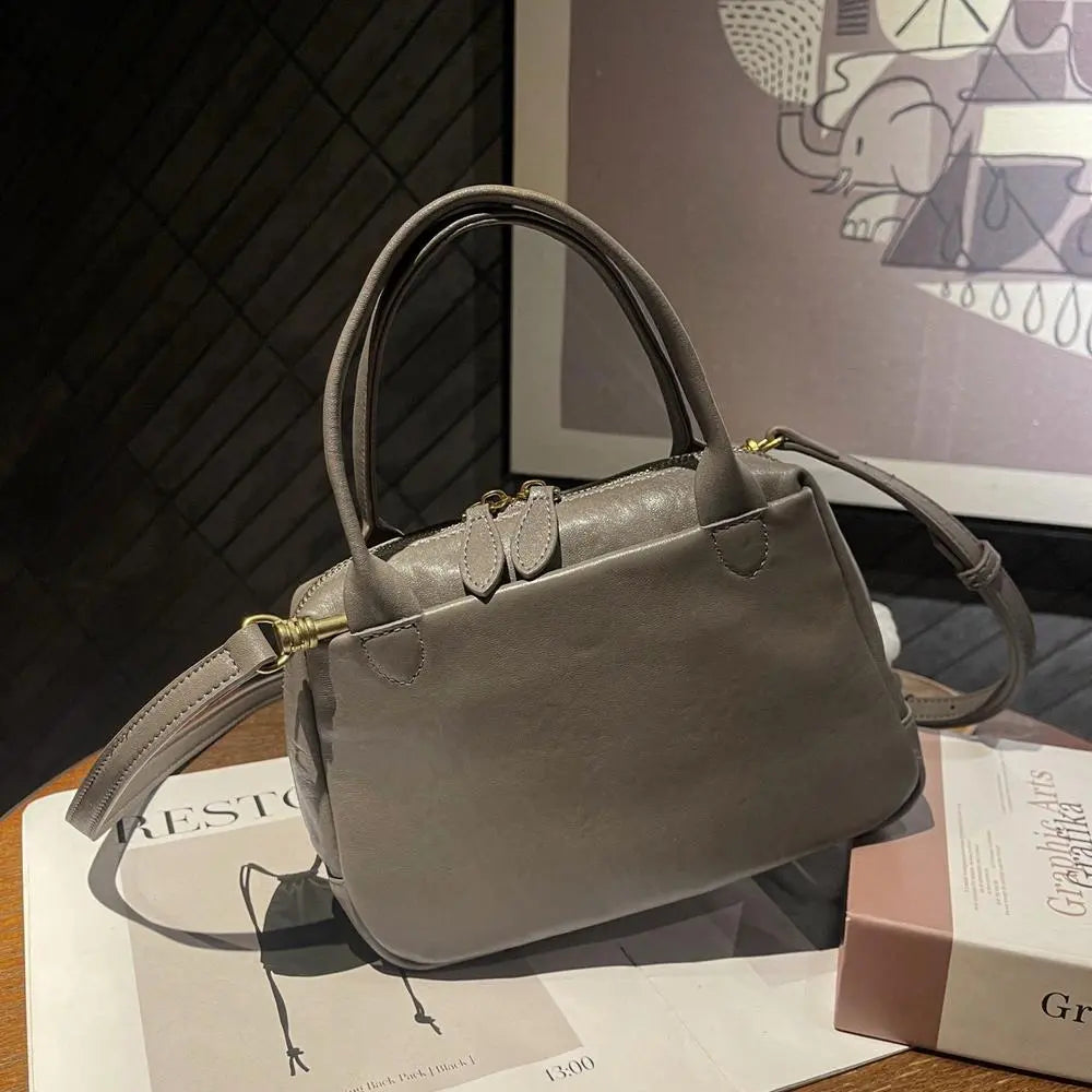 Casual Leather Crossbody