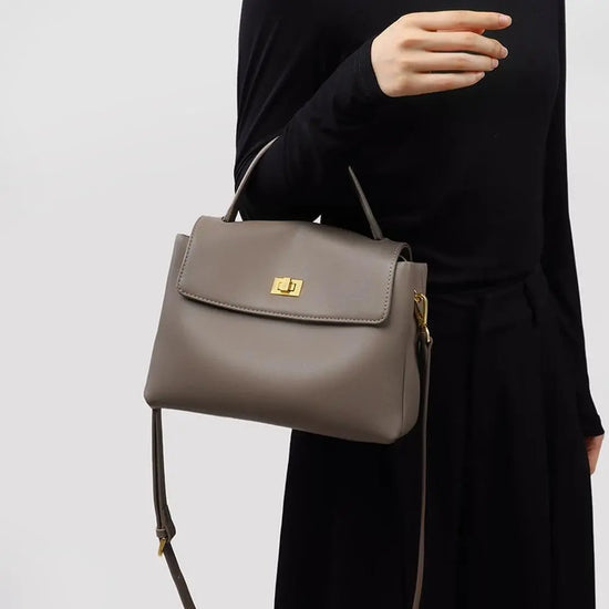 Classic Genuine Leather Handbag – Women’s Style