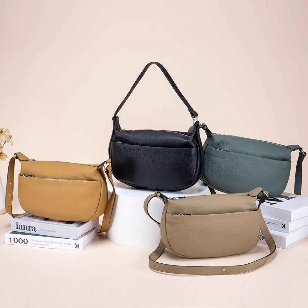 Cowhide Shoulder Crossbody Bag