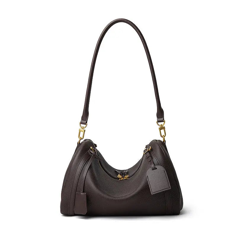 Deerskin Suede Crossbody Shoulder Bag