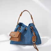 Denim Series Leather Handbag - Stylish and Durable Leather Handbags