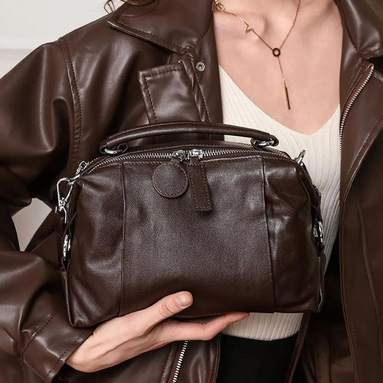 First Layer Leather Handbag