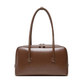 Genuine Leather Boston Shoulder Bag