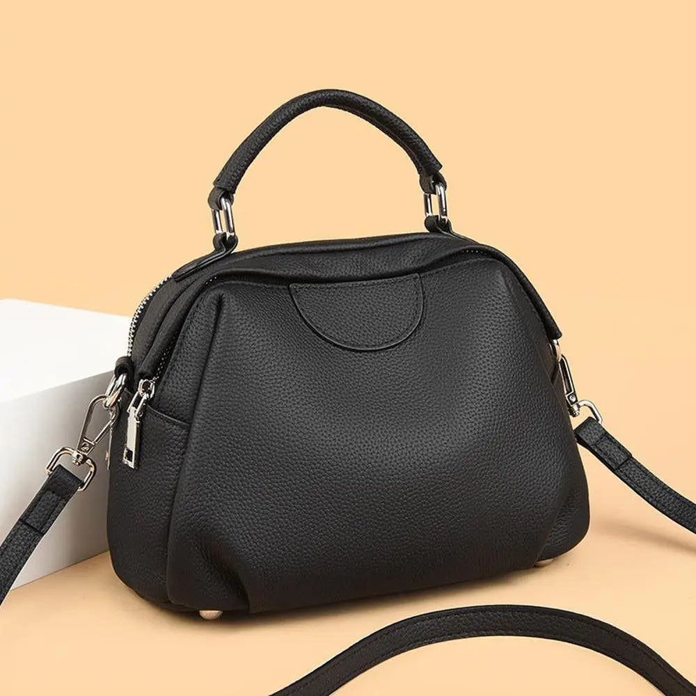 Genuine Leather Large-capacity Crossbody Bag