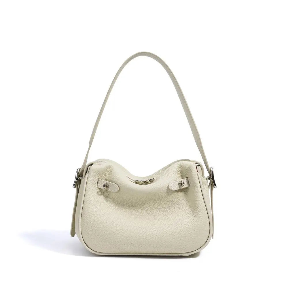 High-End Leather Pillow Shoulder Bag
