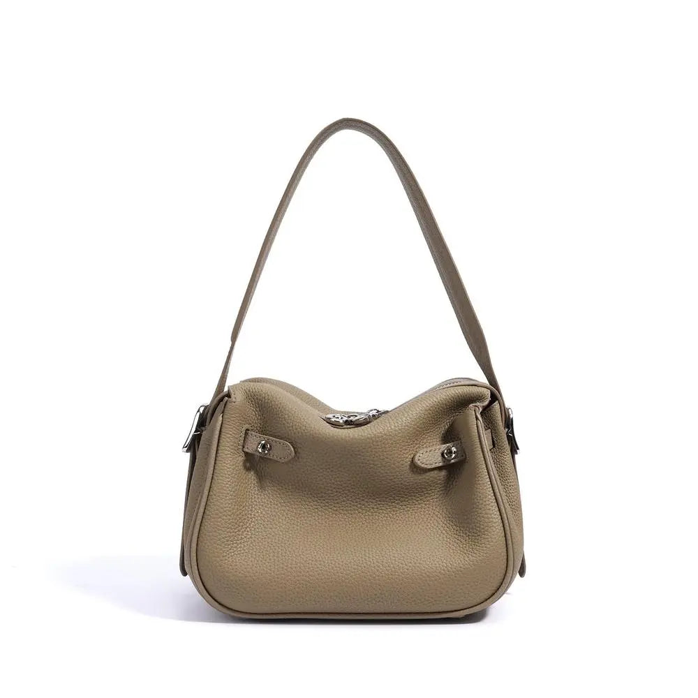 High-End Leather Pillow Shoulder Bag