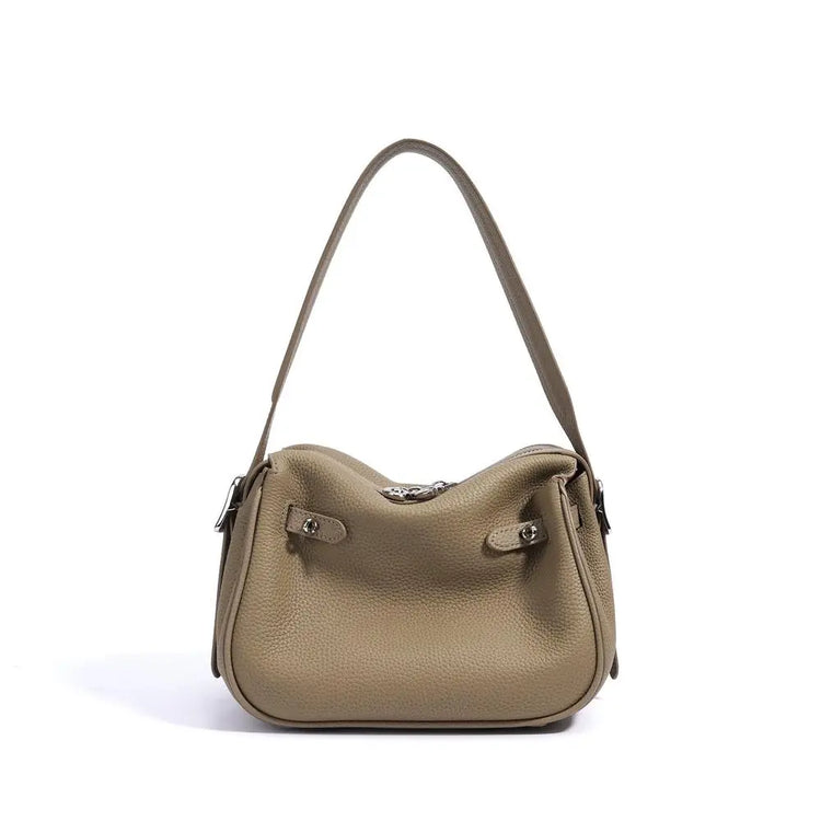 High-End Leather Pillow Shoulder Bag