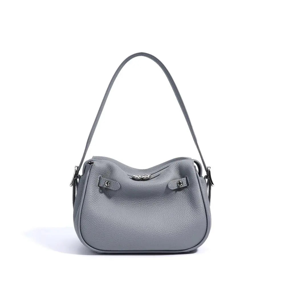 High-End Leather Pillow Shoulder Bag