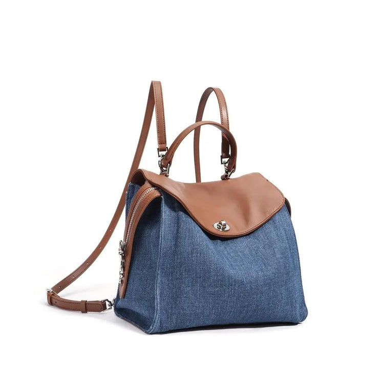 Jean Bag Korean Style Lazy Backpack