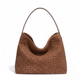 Large-Capacity Portable Woven Handbag