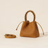 Leather Bucket Bag - Stylish Crossbody Design for Everyday Use