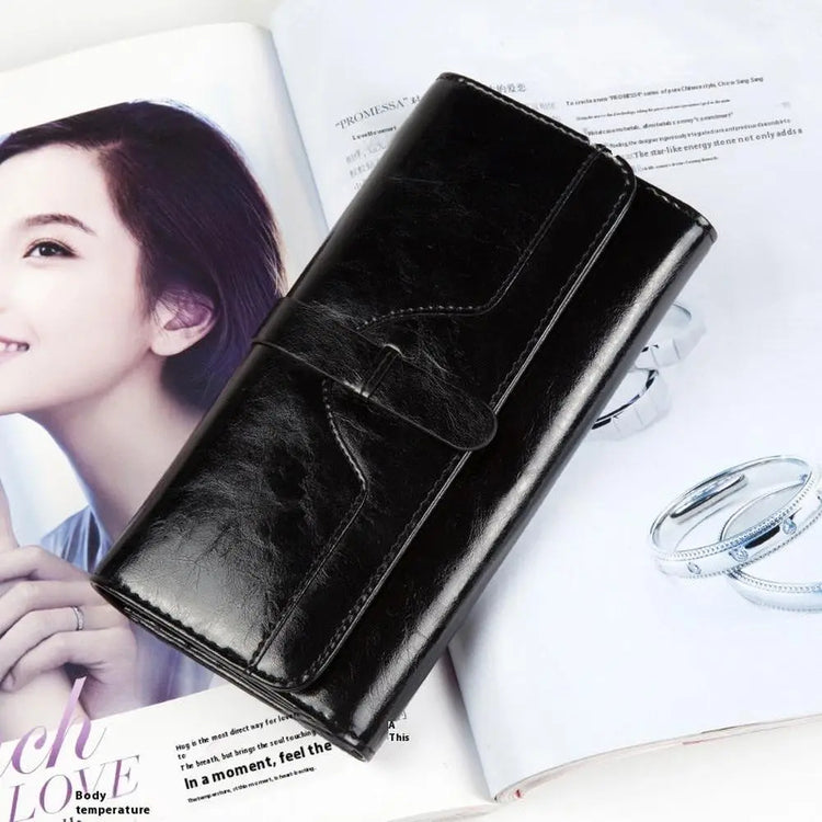 Leather Tri Fold Wallet