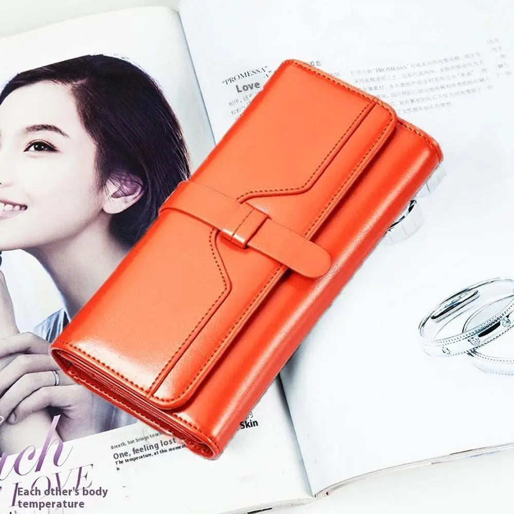 Leather Tri Fold Wallet