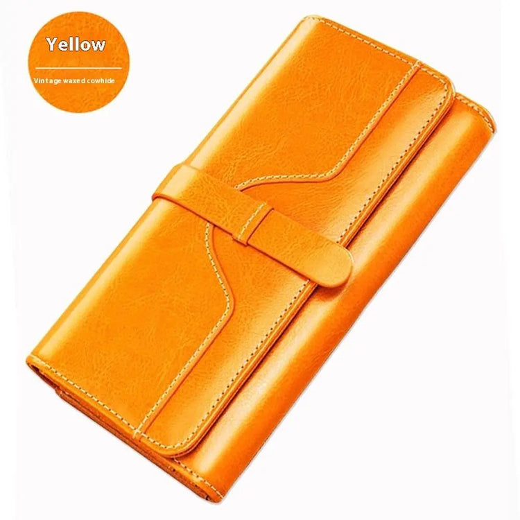 Leather Tri Fold Wallet