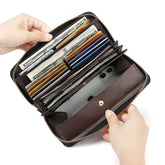 Long High-Grade Leather Wallet for Women