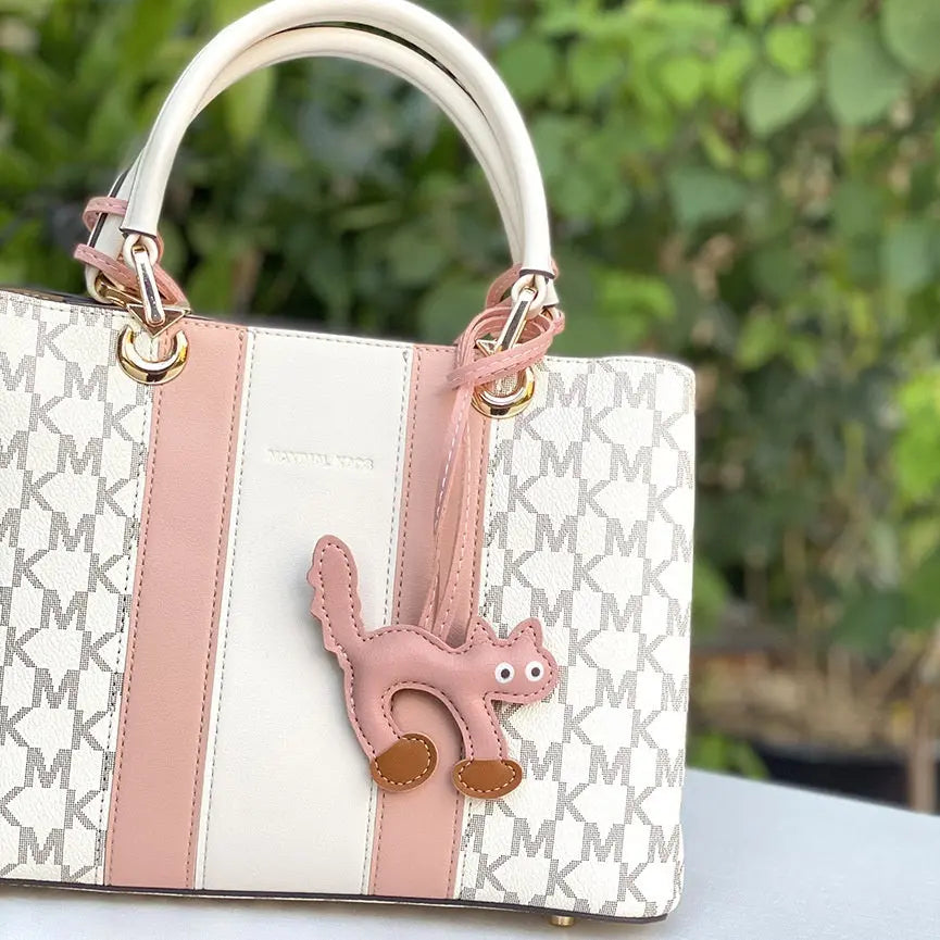 Mini CAT Leather Bag Pendant
