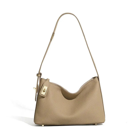 New Genuine Leather Dumpling Shoulder Bag