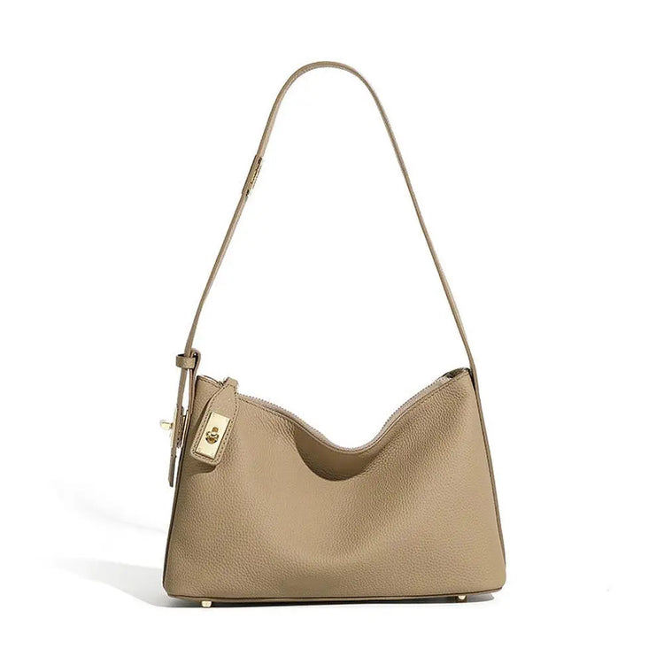 New Genuine Leather Dumpling Shoulder Bag