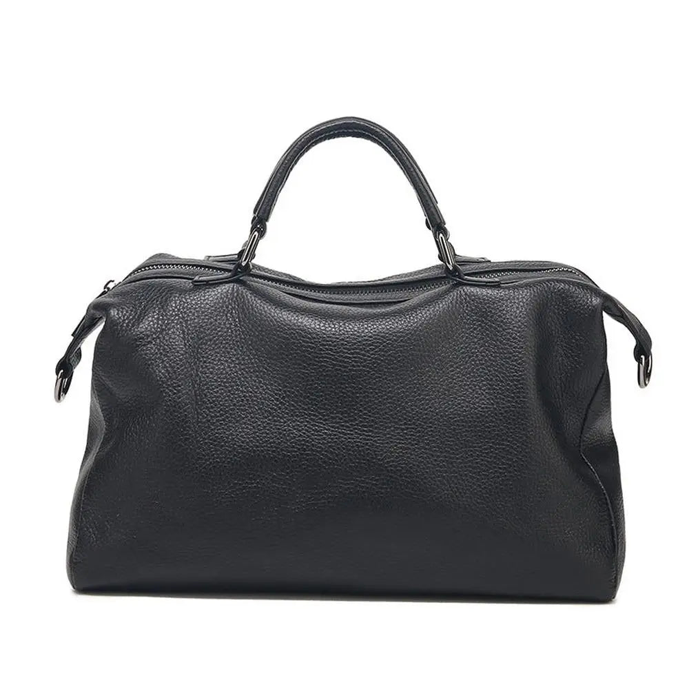 New Genuine pillow shaped Leather Handbag