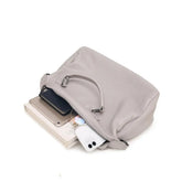 New Genuine pillow shaped Leather Handbag