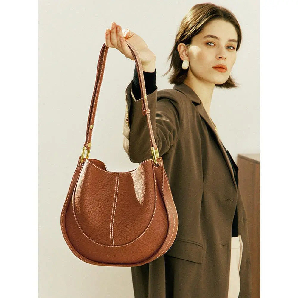 Niche Luxury Leather Shoulder Bag
