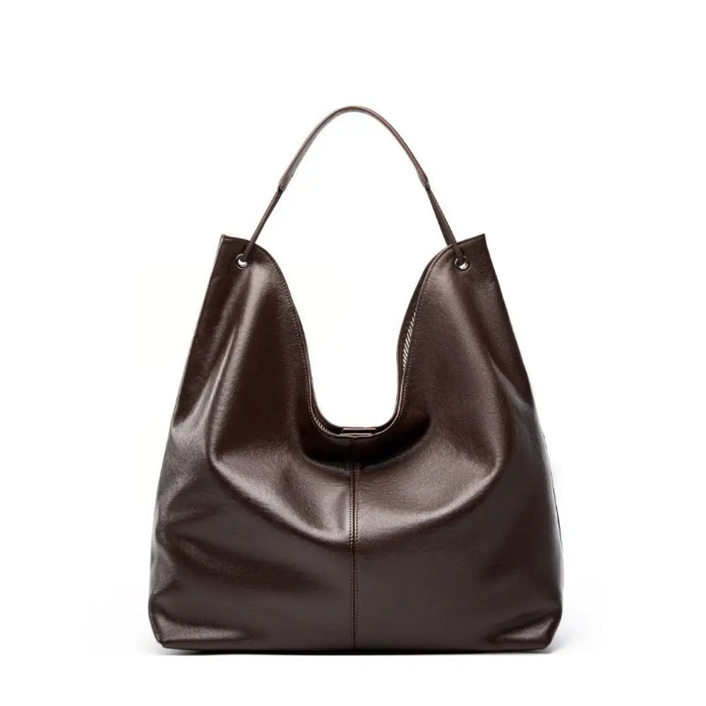 Premium Vegetable-Tanned Leather Tote Bag