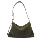 Refined Gloss-Touch Shoulder Bag