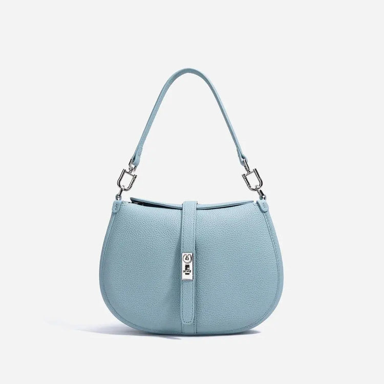 Simple Commute Genuine Leather Shoulder Bag