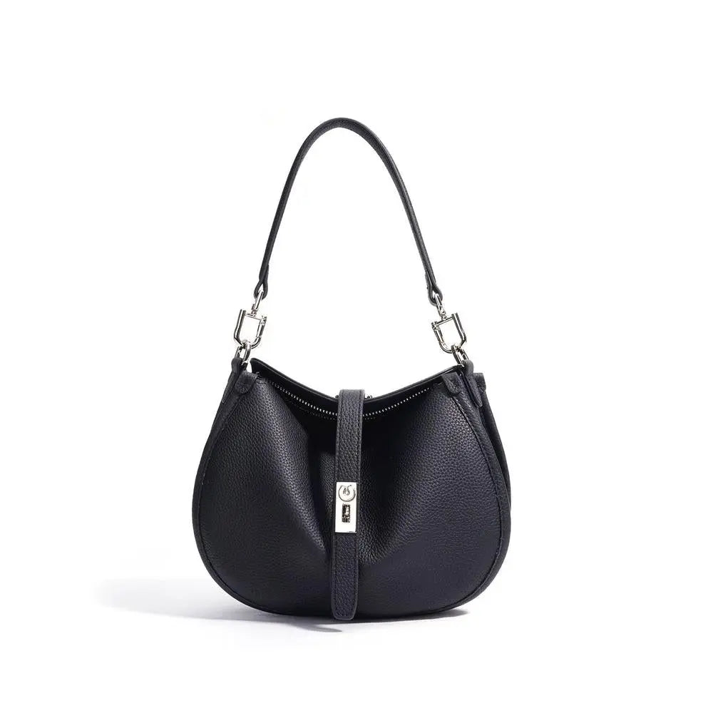 Simple Commute Genuine Leather Shoulder Bag