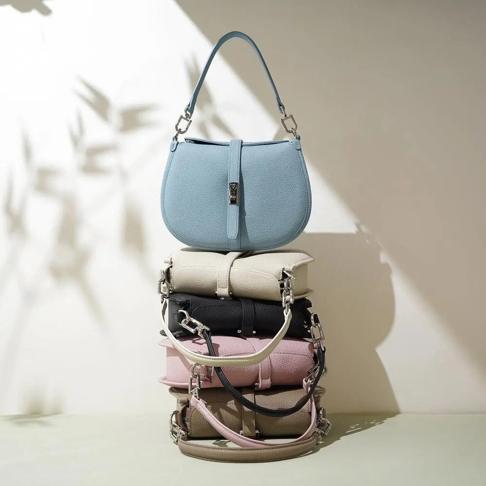 Simple Commute Genuine Leather Shoulder Bag