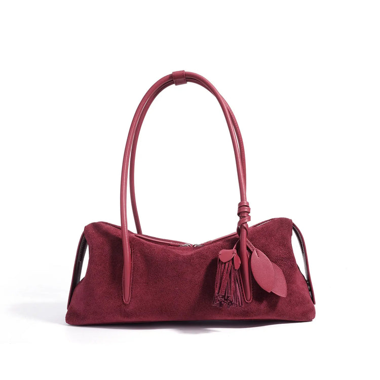 Suede Shoulder Bag