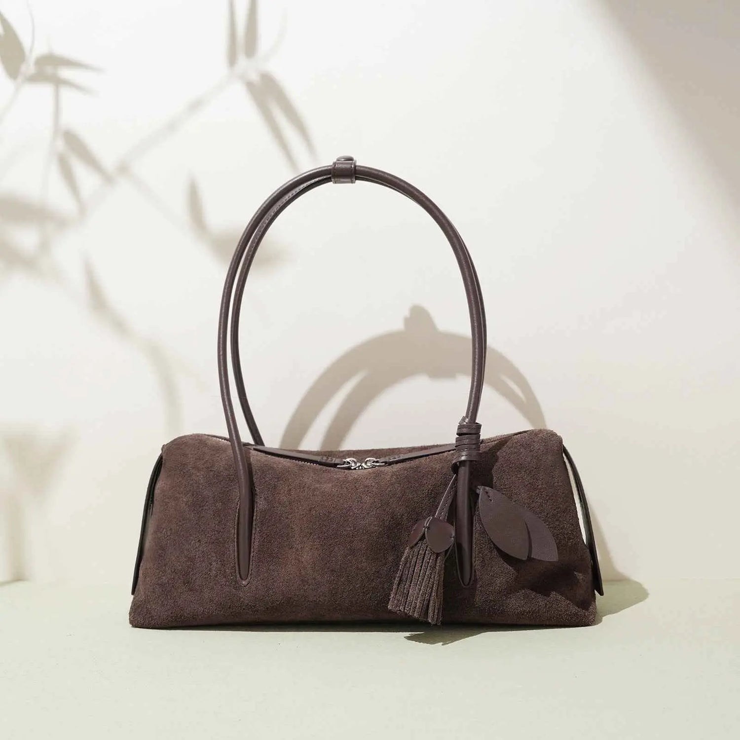 Suede Shoulder Bag