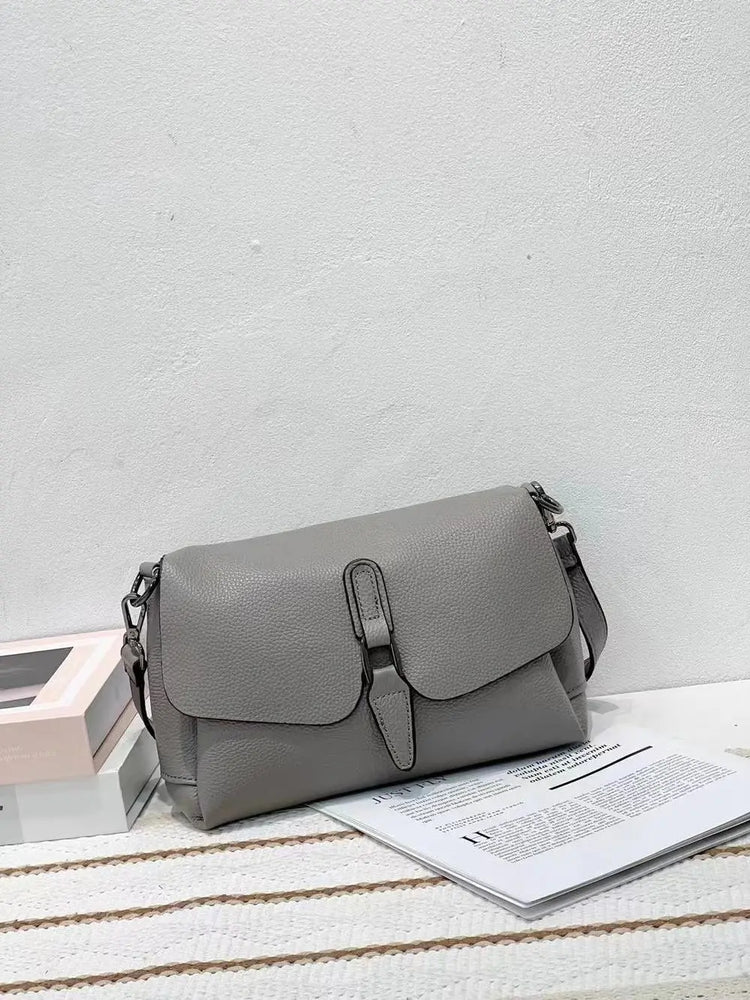 Top Grain Leather Casual Shoulder Crossbody Bag
