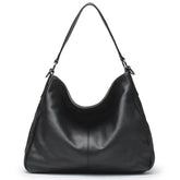 Womens High-Capacity First-Layer Cowhide Shoulder Crossbody Bag