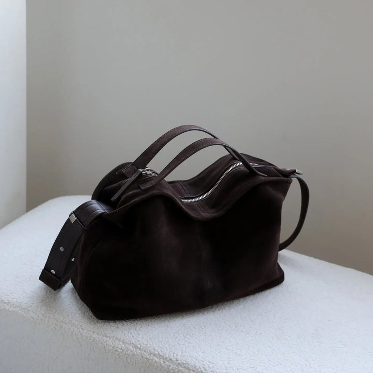 Womens Matte Commuter Tote Crossbody Bag
