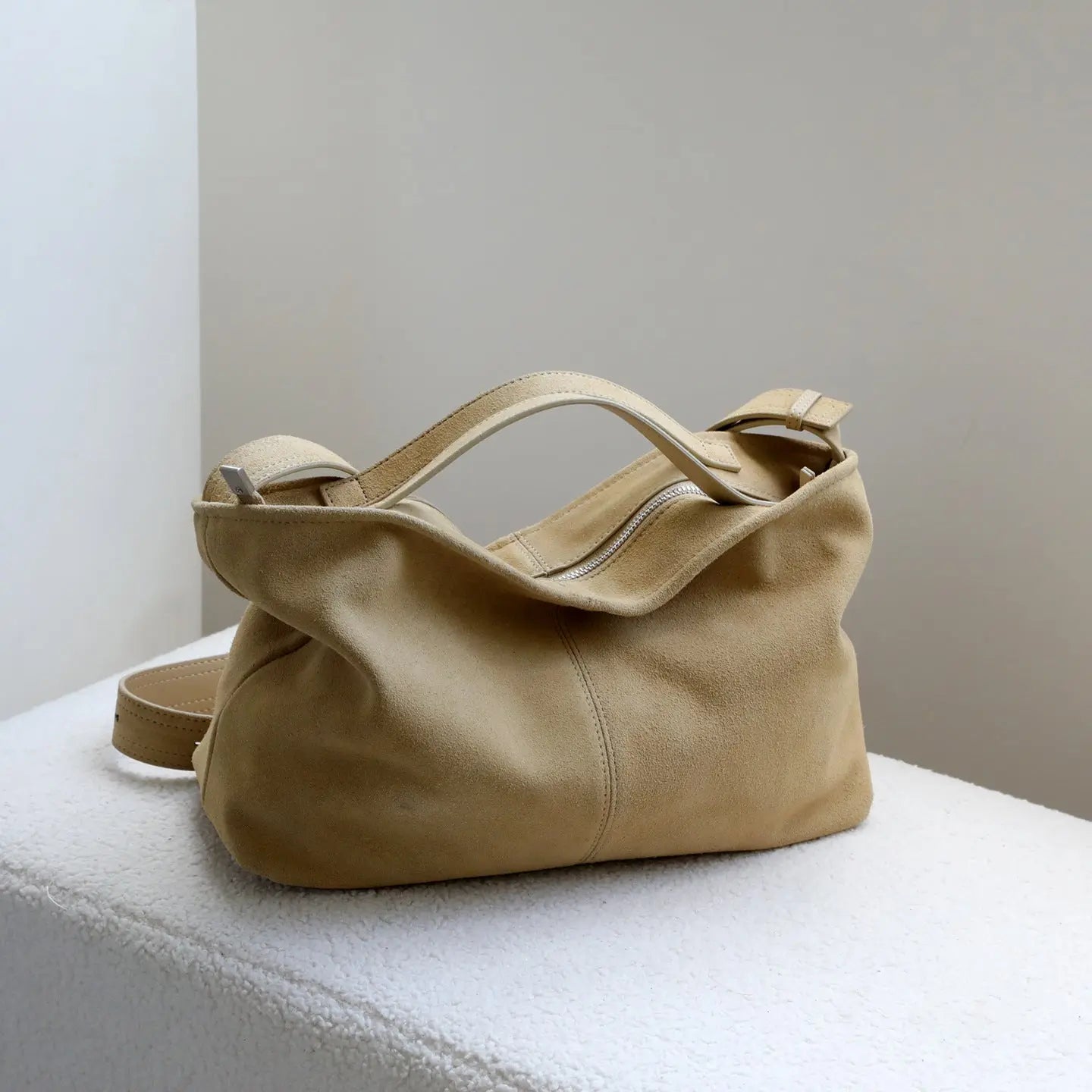 Womens Matte Commuter Tote Crossbody Bag