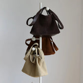 Womens Matte Commuter Tote Crossbody Bag